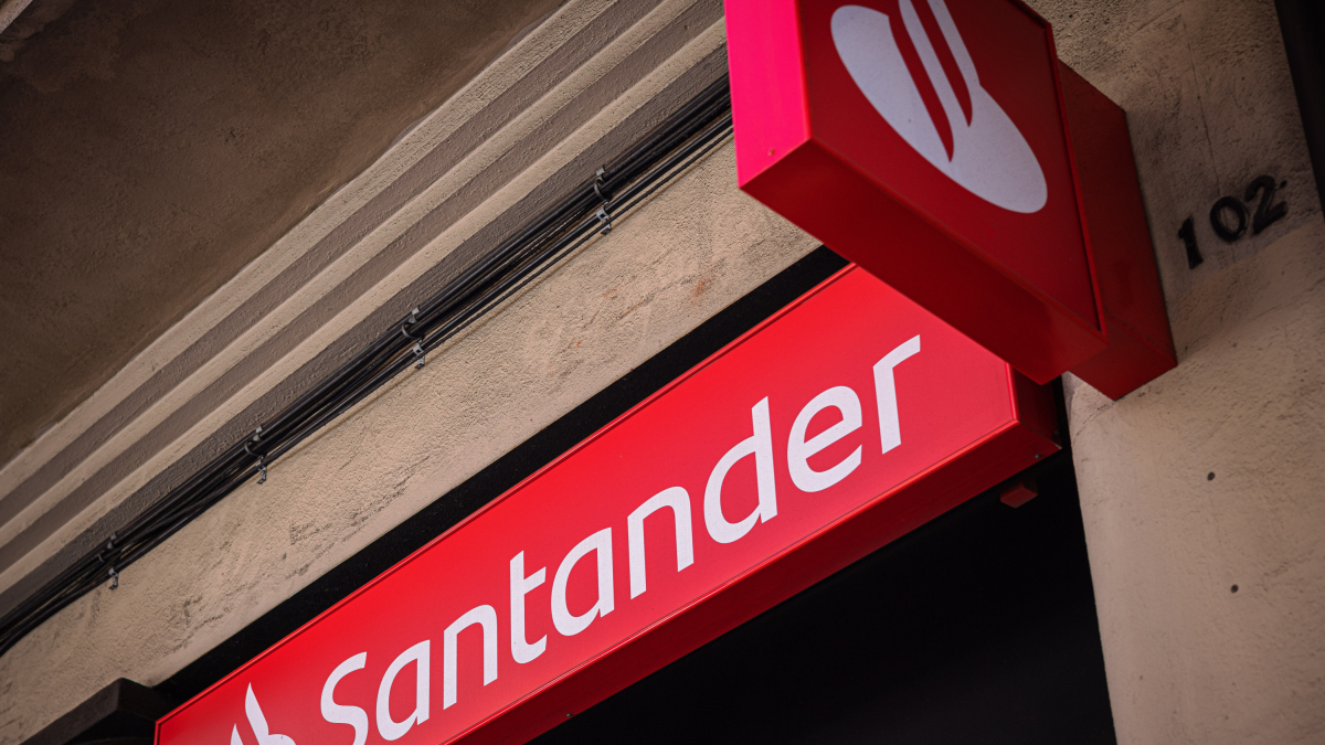 Una sucursal bancària del Santander