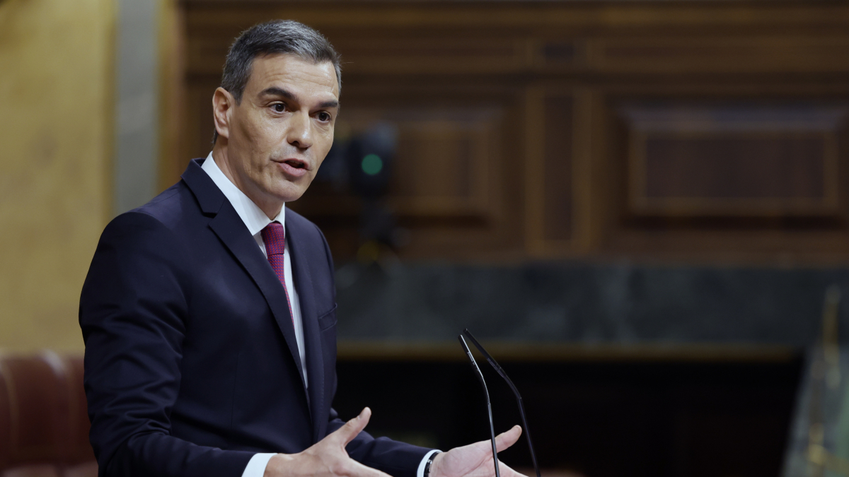 Imagen de archivo del presidente del gobierno español, Pedro Sánchez, en el Congreso.