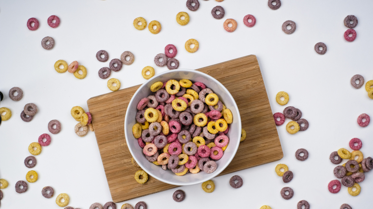 Imagen de archivo de un bol de cereales.