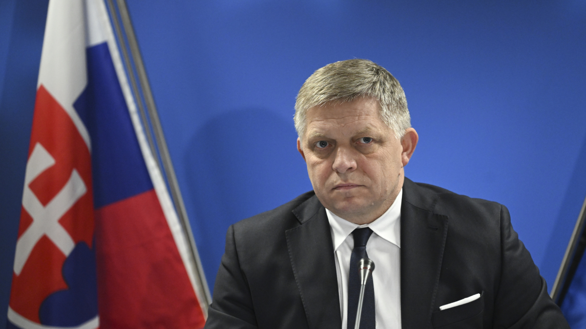 El primer ministro de Eslovaquia, Robert Fico, en un encuentro en Bruselas