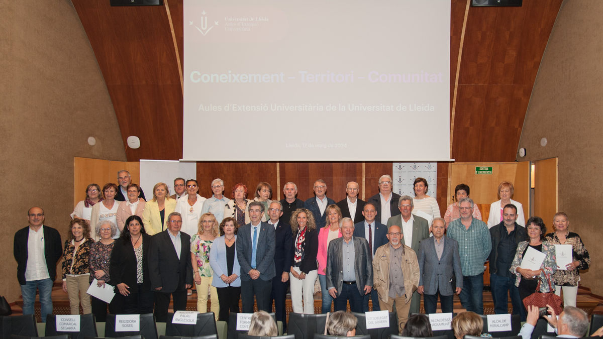 Renovació ahir dels convenis de les aules amb la UdL. - UDL