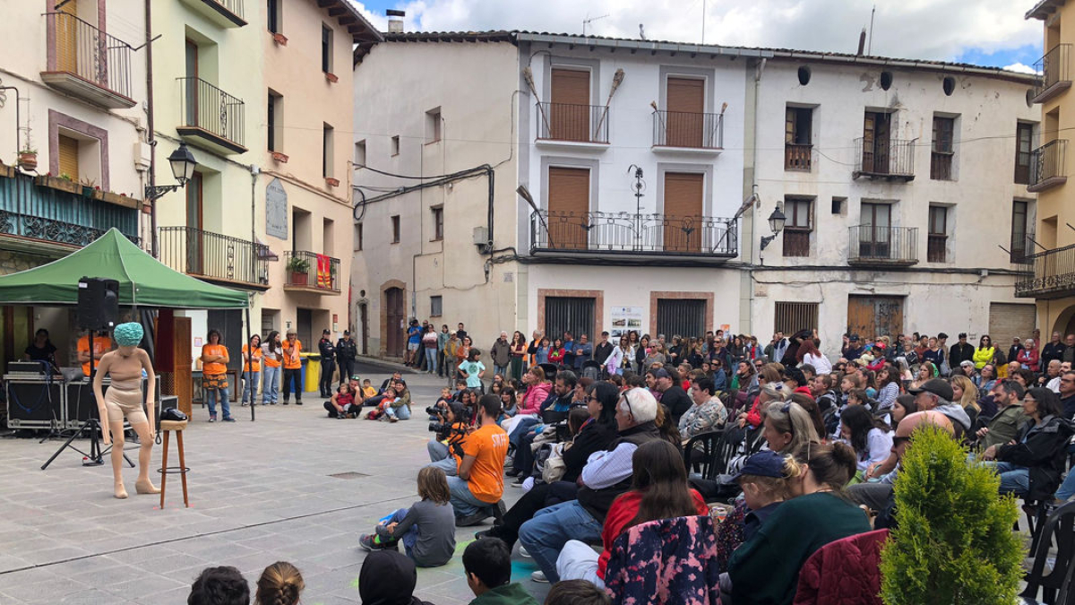 Una de las representaciones teatrales de la jornada. - I.F.