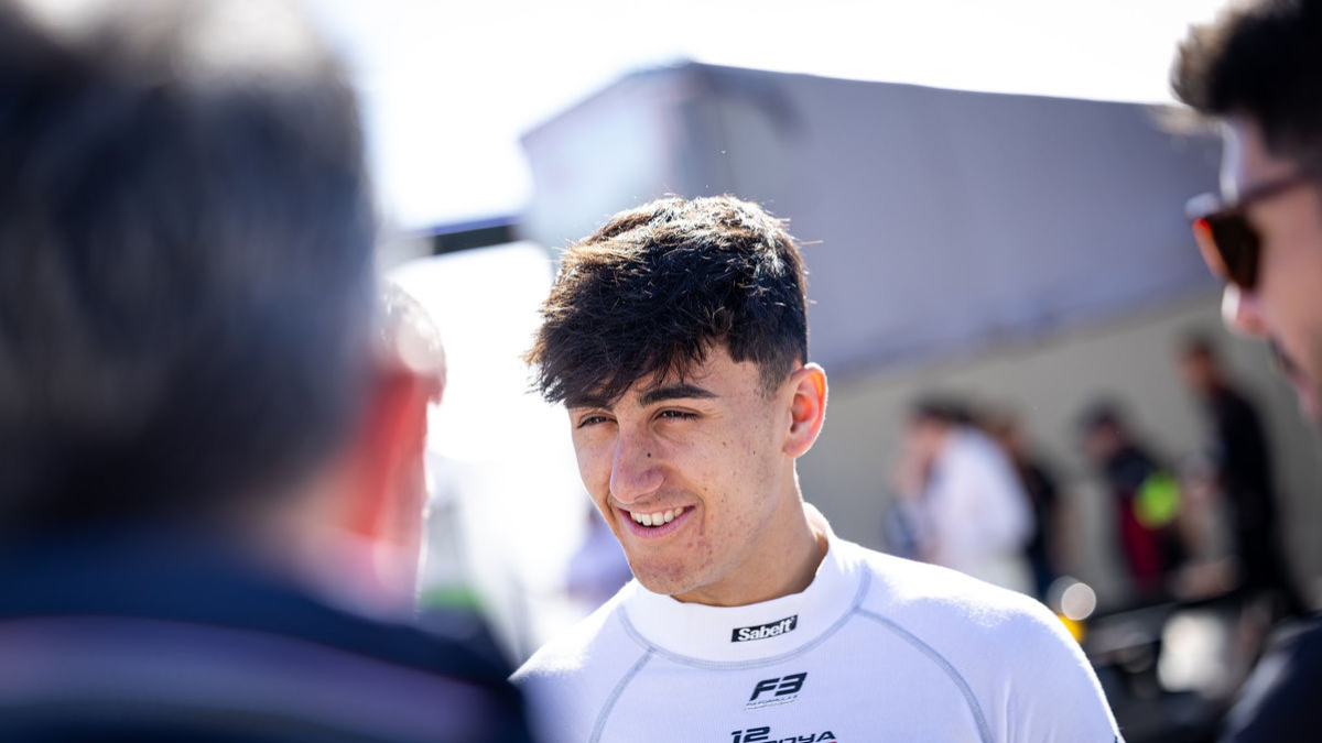 Mari Boya abans d’iniciar la prova del Mundial d’F3. - CAMPOS RACING