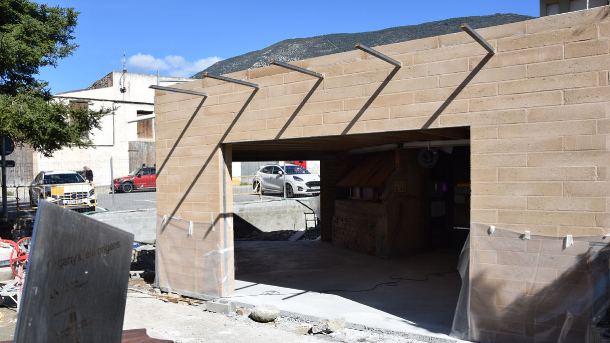 Les obres del nou centre d’interpretació de la llengua catalana estaran a punt al juny. - C.SANS