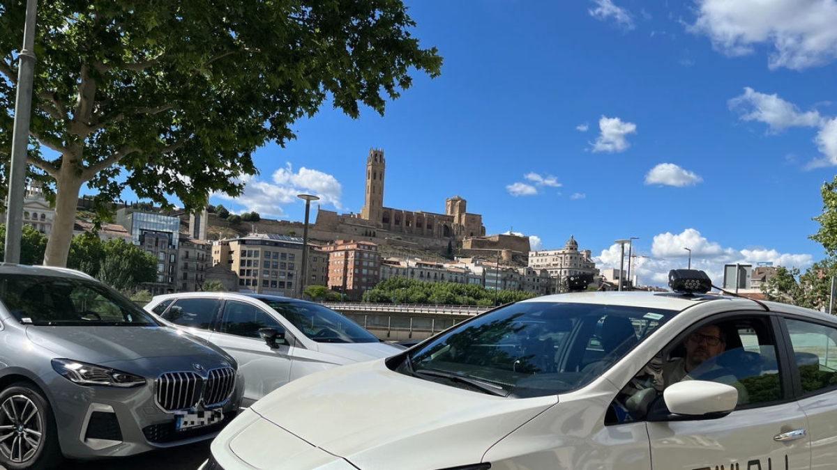 El cotxe amb càmera que controlarà la zona blava. - AJUNTAMENT DE LLEIDA