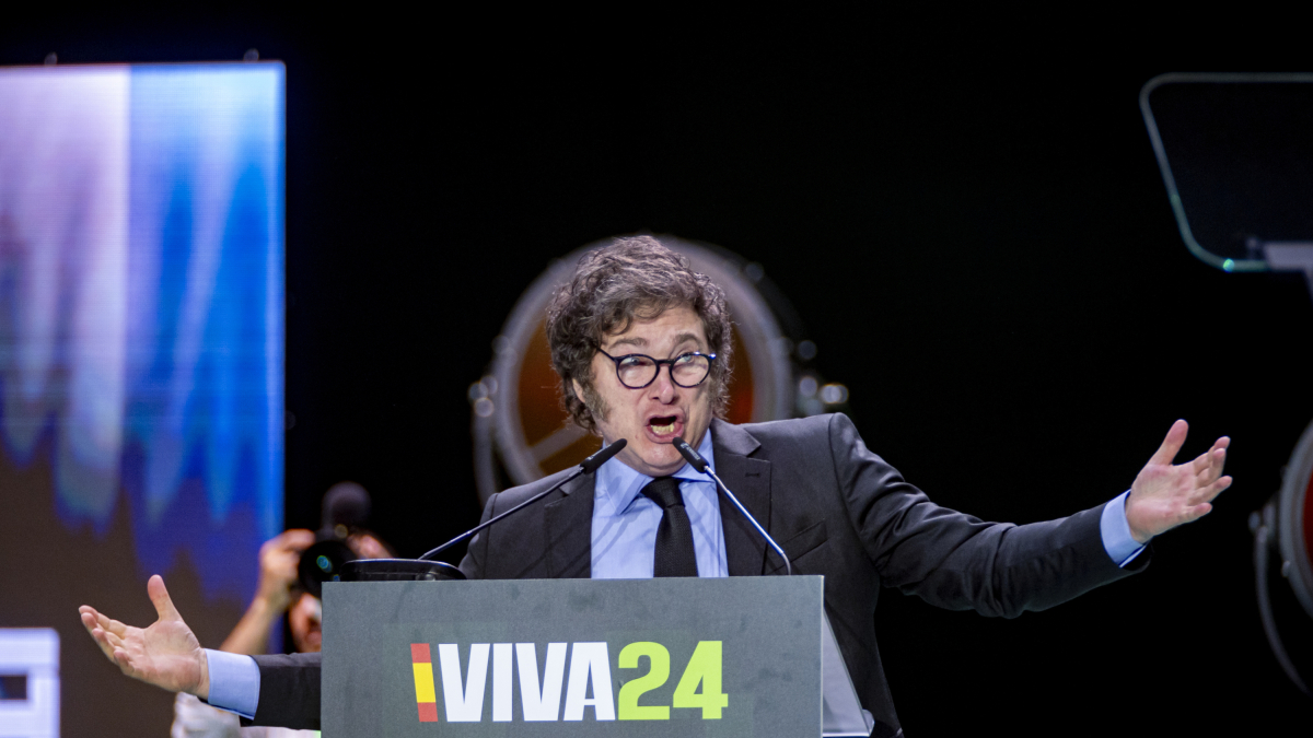 Javier Milei, el 19 de maig a Madrid.