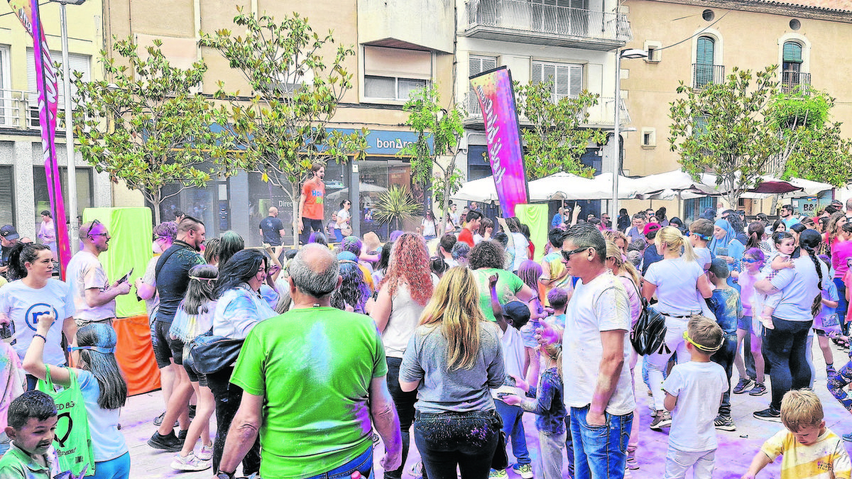 Festa holi al centre. - J.GÓMEZ