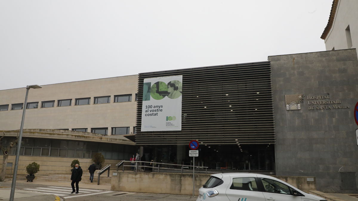 Façana de l’Hospital Universitari Santa Maria. - AMADO FORROLLA