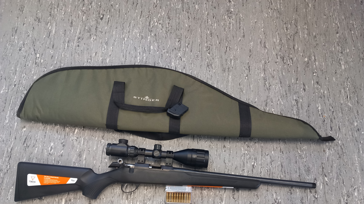 El rifle comissat pels Mossos a l'home que suposadament hauria matat una gossa.