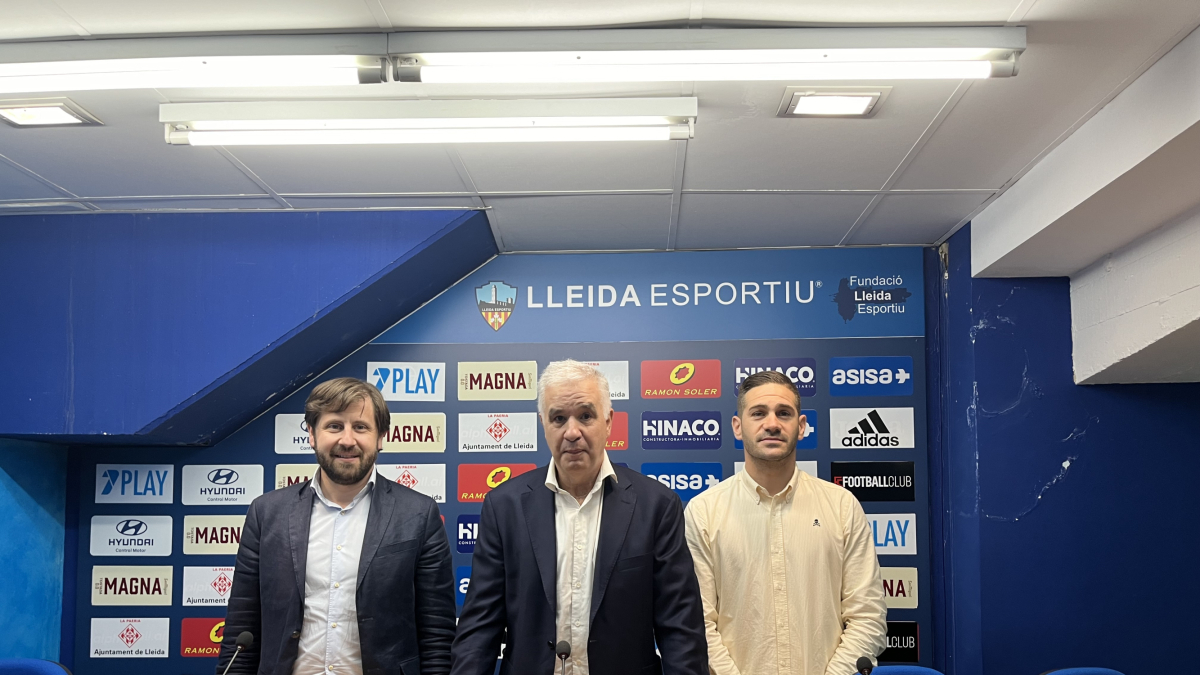 Marc Torres, Luis Pereira i Raúl Fuster, en rueda de prensa