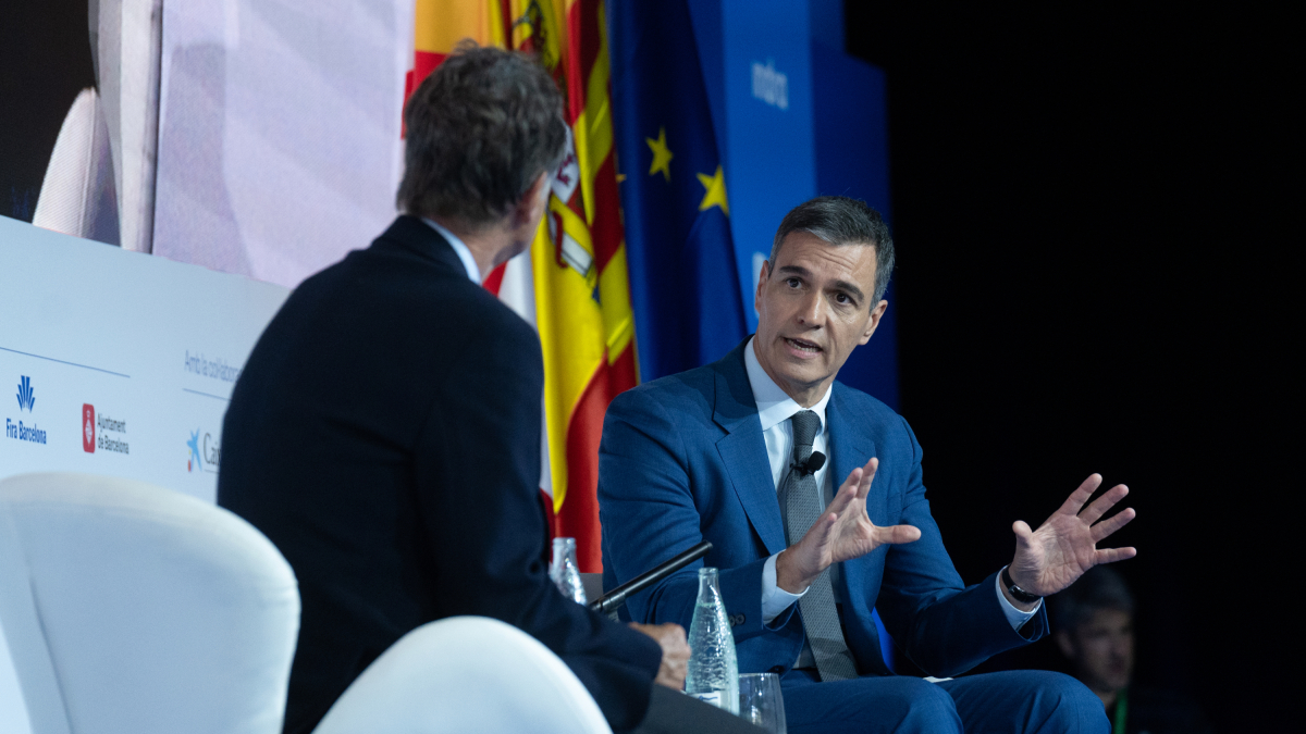 El president del govern espanyol, Pedro Sánchez, intervé durant la tercera jornada de la 39 Reunió Cercle d’Economia a Barcelona.