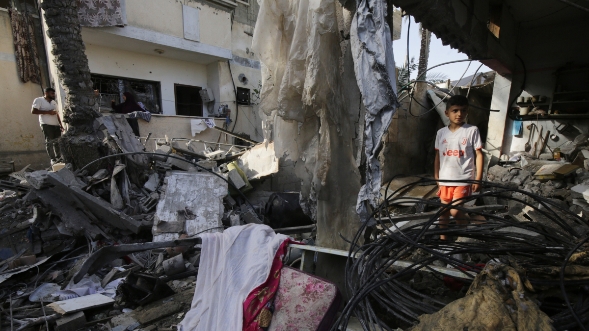 Les conseqüències d’un atac israelià a Gaza.
