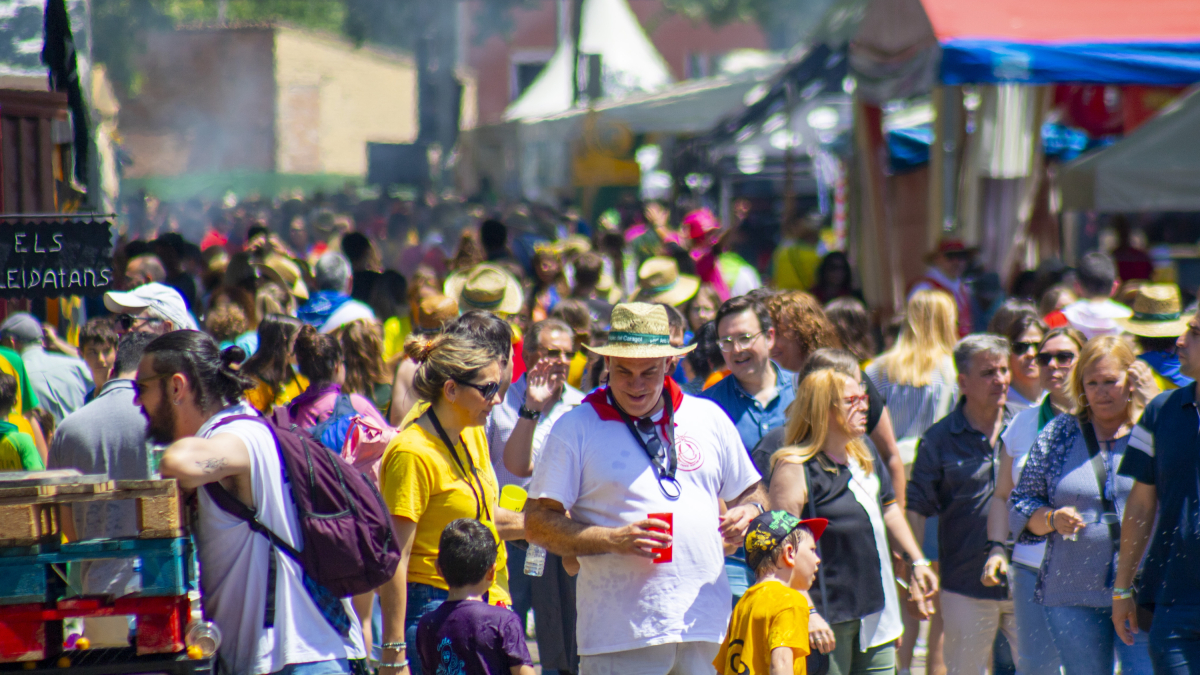 Una vista del recinte de l'Aplec del Caragol de Lleida.