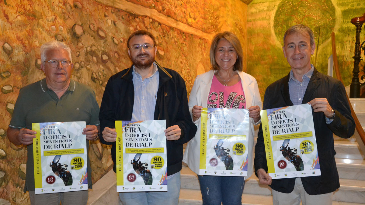 La presentació de la Fira d’Oficis i Menestrals a la Diputació. - D.LL.
