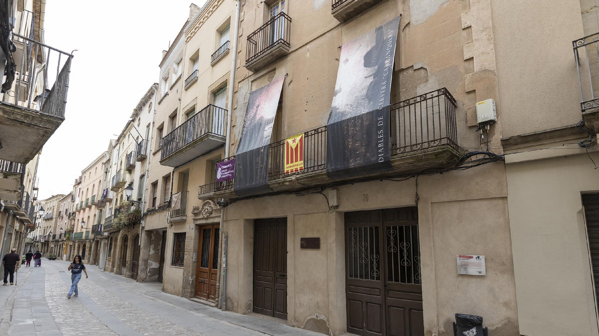 La sede de los Diables, situada en la céntrica calle Major. - X.S.