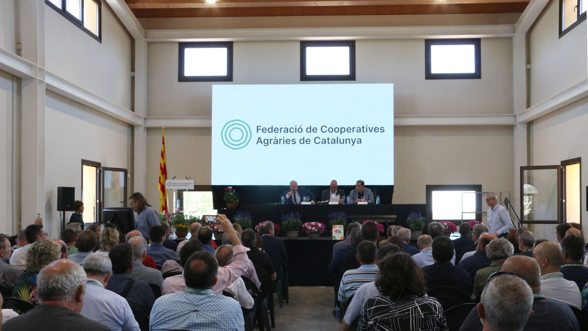 La Federació de Cooperatives Agràries de Catalunya ha celebrado su asamblea anual esta semana. - ACN