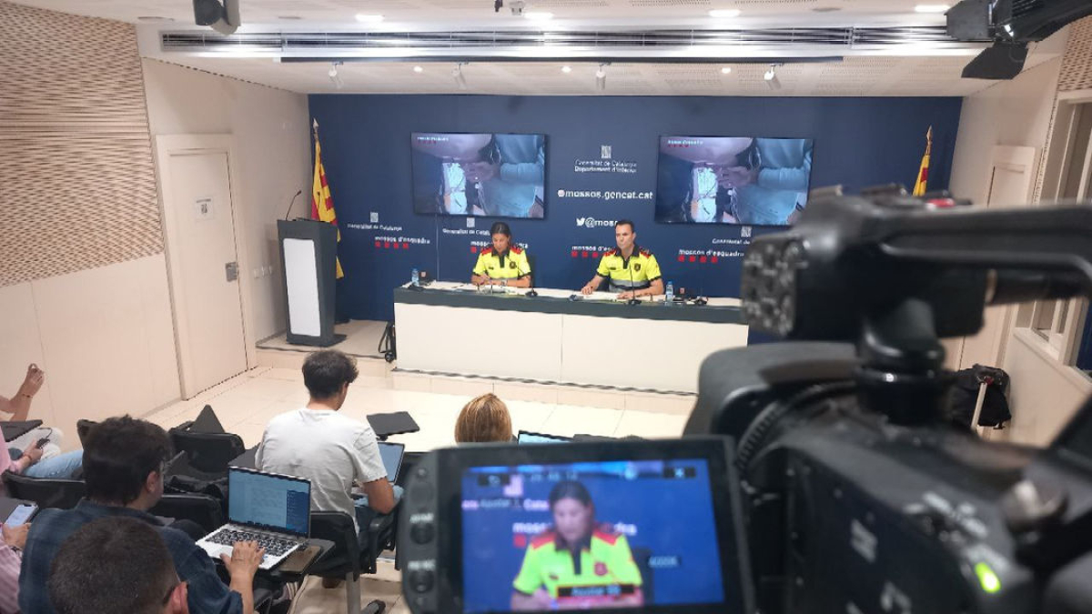 Los Mossos explicaron ayer el dispositivo. - MOSSOS D’ESQUADRA