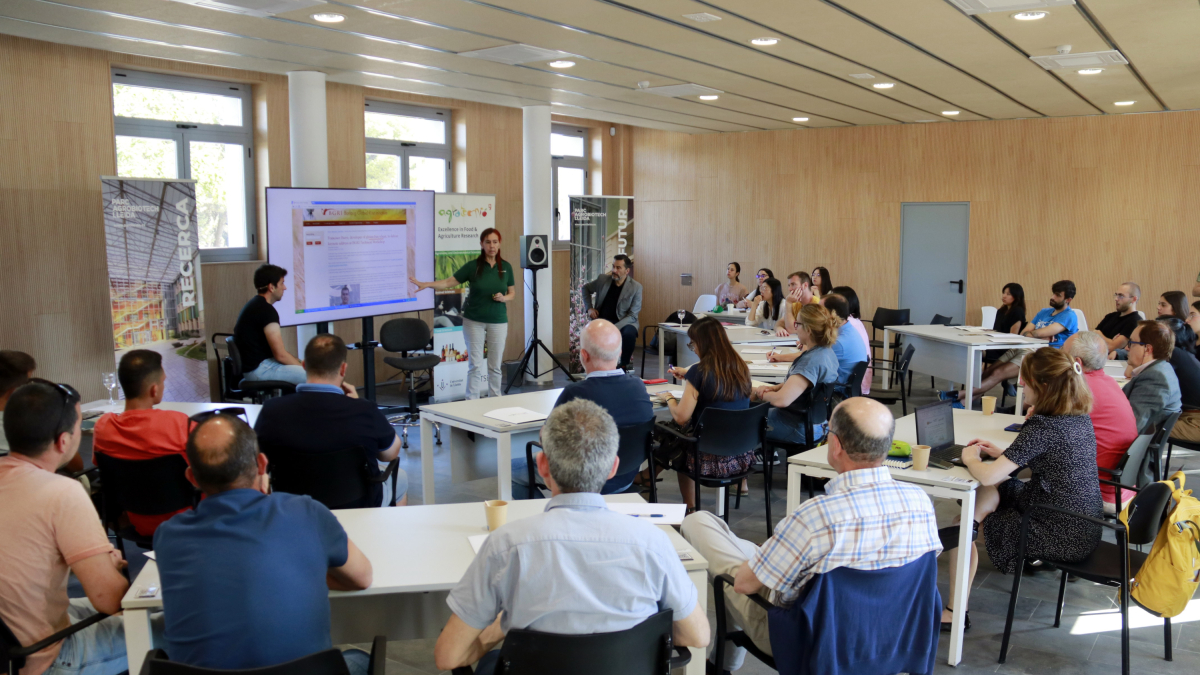 Jornada Breakfast4inno en el Parque Agrobiotech Lleida on s’ha abordat l’edició genètica com a opció per a la millora del cultiu de l’arròs.