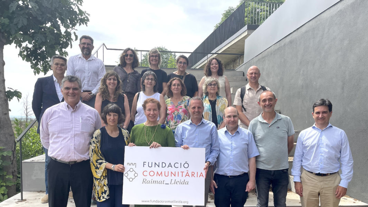 Alguns dels participants ahir en la jornada celebrada al Raimat Lab de Castell de Raymat. - RAFA GIMENA