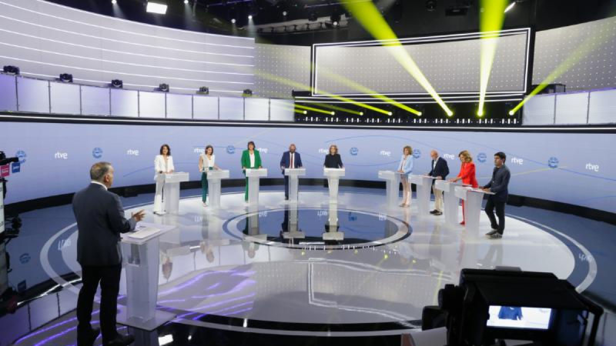 Debate entre los cabezas de lista para el 9-J, el jueves en La 1. - RTVE