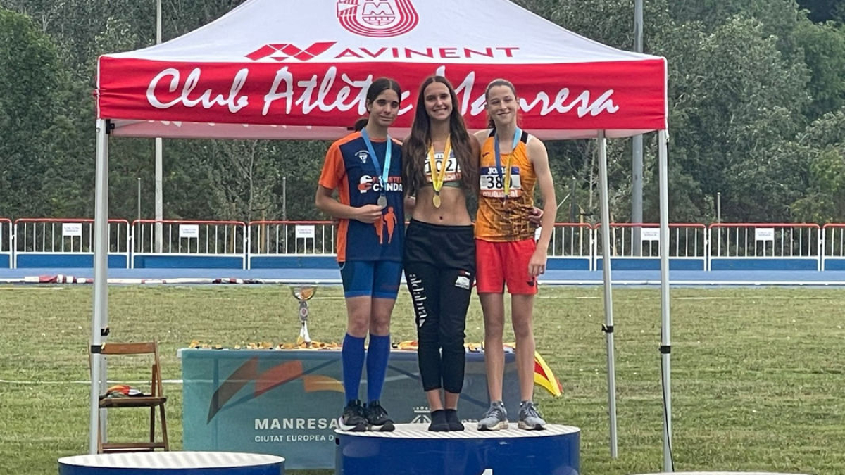 Jana Queralt, campeona de Catalunya de hexatlón sub-16