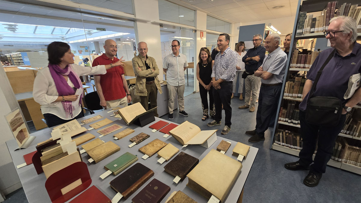 Presentación de la donación de libros de la familia Codina a la UdL. - JORDI ECHEVARRIA