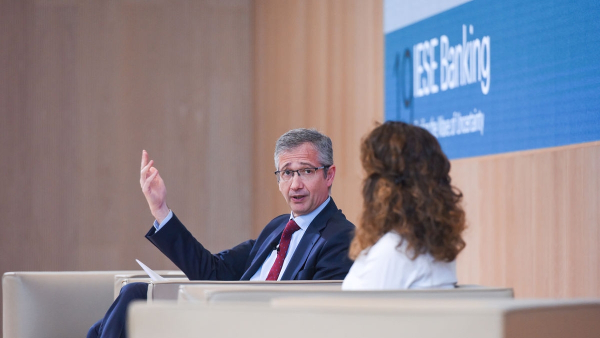 Pablo Hernández de Cos concluyó ayer su mandato de seis años al frente del Banco de España. - EUROPA PRESS