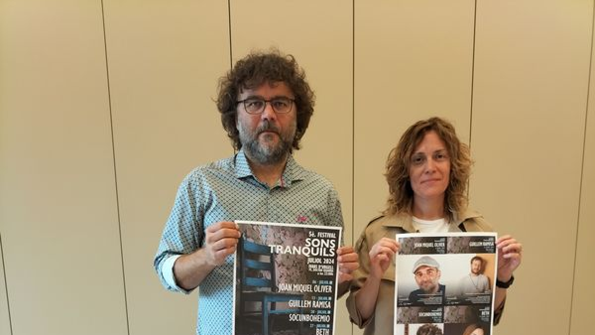 La presentació del cartell d’aquest any del Sons Tranquils. - J.GÓMEZ
