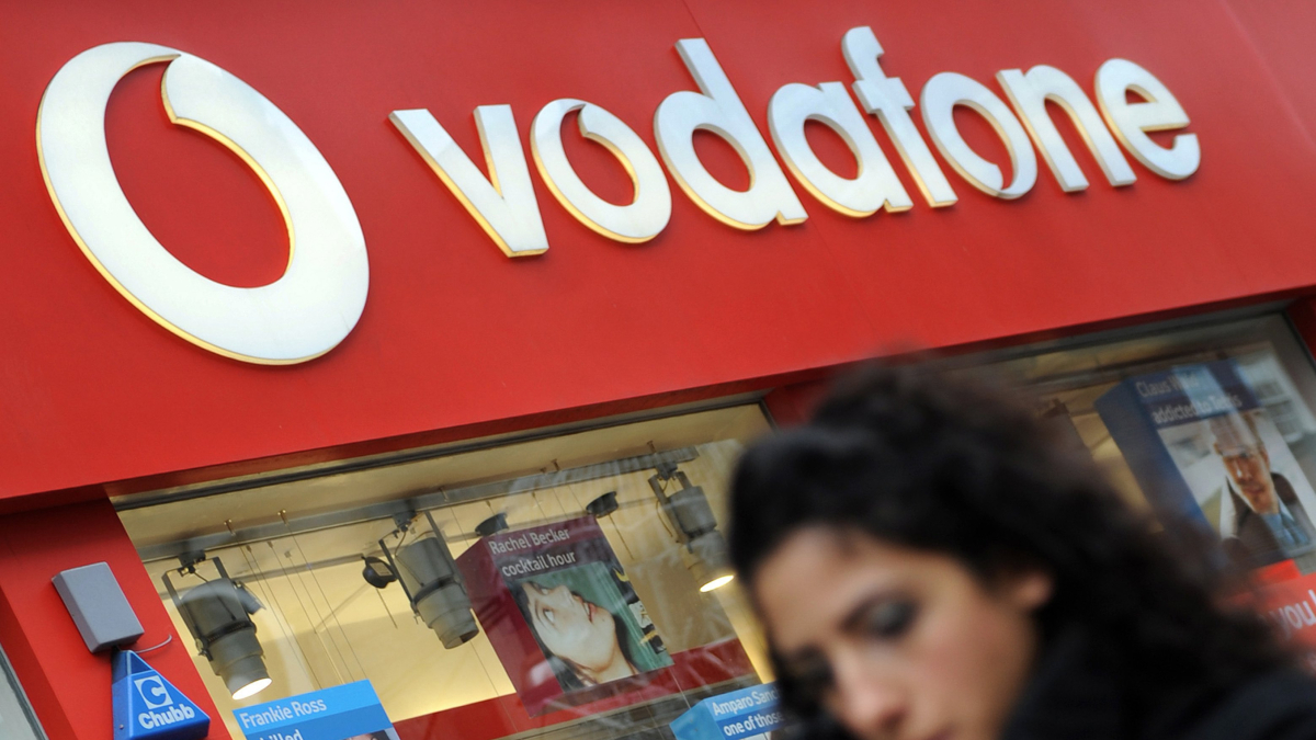 Imagen de archivo de una tienda de Vodafone.