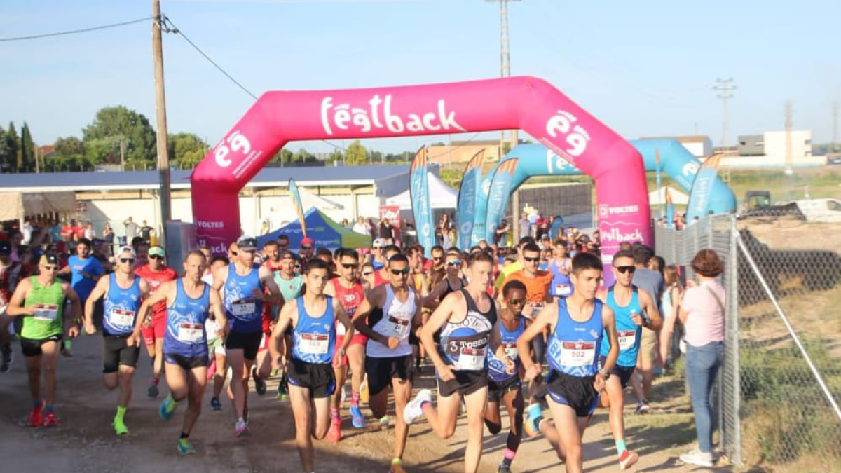 Un moment de la cursa que es va disputar a Bell-lloc. - ITER 5