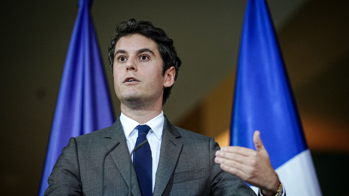 El primer ministro galo y aspirante a la reelección, Gabriel Attal. - KAY NIETFELD / DPA