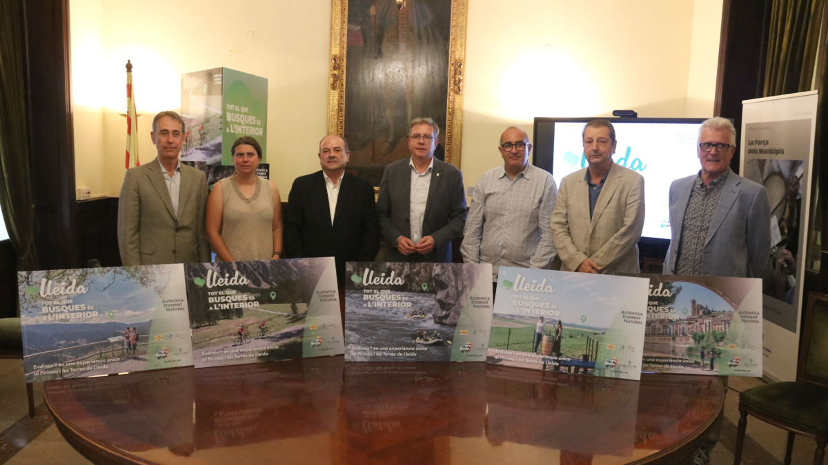 La presentació de les previsions turístiques a la demarcació de Lleida i de la campanya turística per aquest estiu a la Diputació de Lleida.