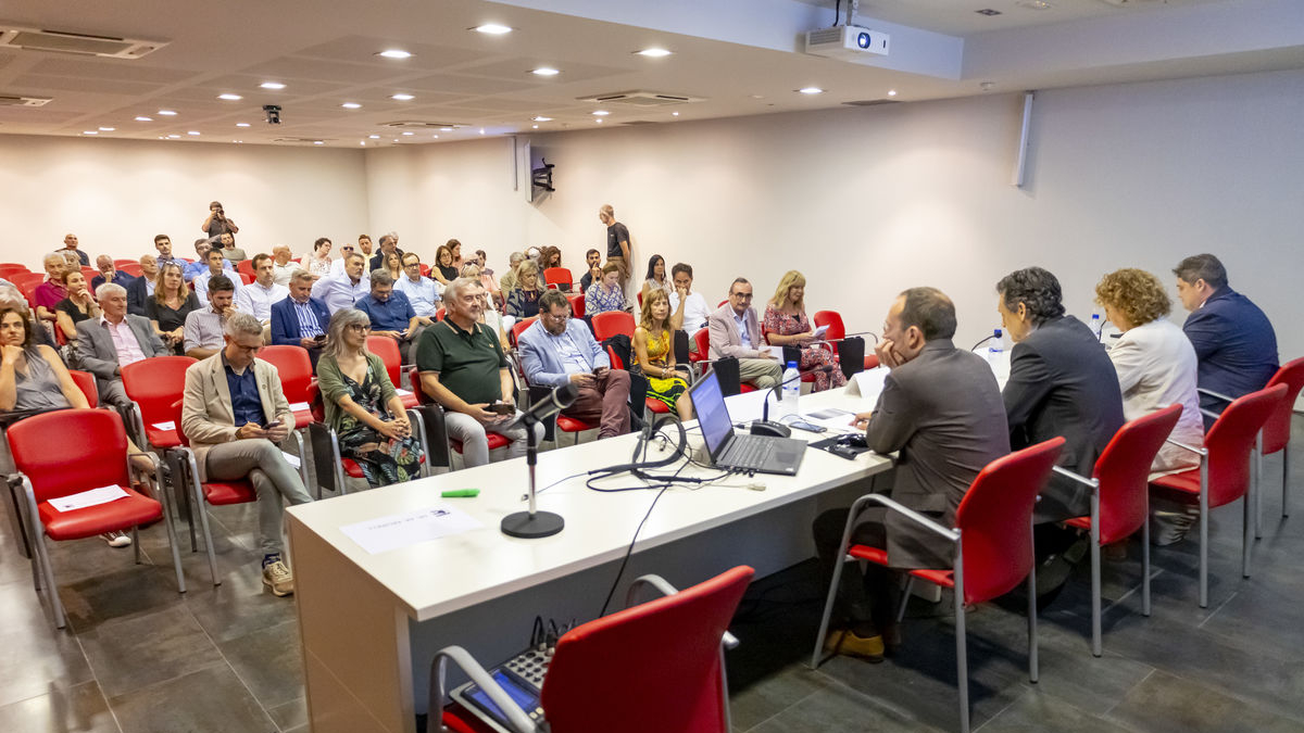 L’estudi es va presentar a la seu del Col·legi d’Economistes. - JORDI ECHEVARRIA