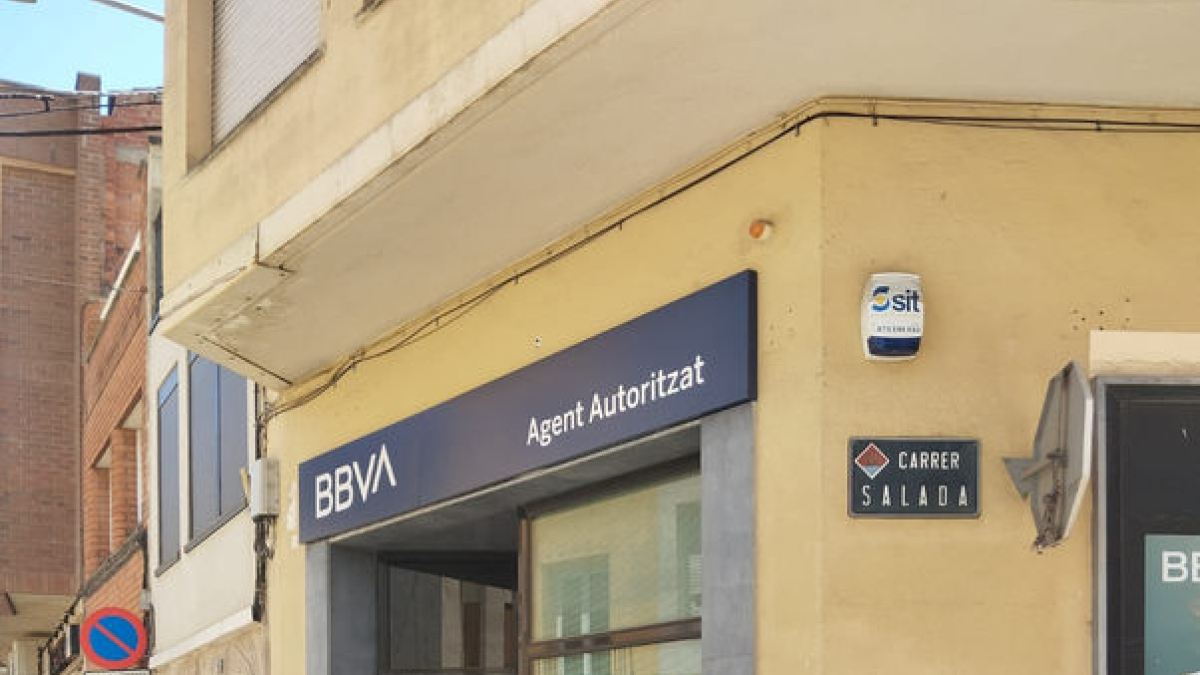 L’oficina del BBVA de Torres que ha tancat recentment. - A.T.