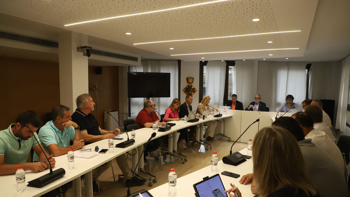 Els representants de la mancomunitat es van reunir ahir al consell comarcal. - MAGDALENA ALTISENT