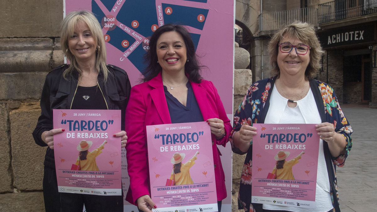 Presentación del ‘tardeo’ de rebajas de Tàrrega. - L.PEDRÓS