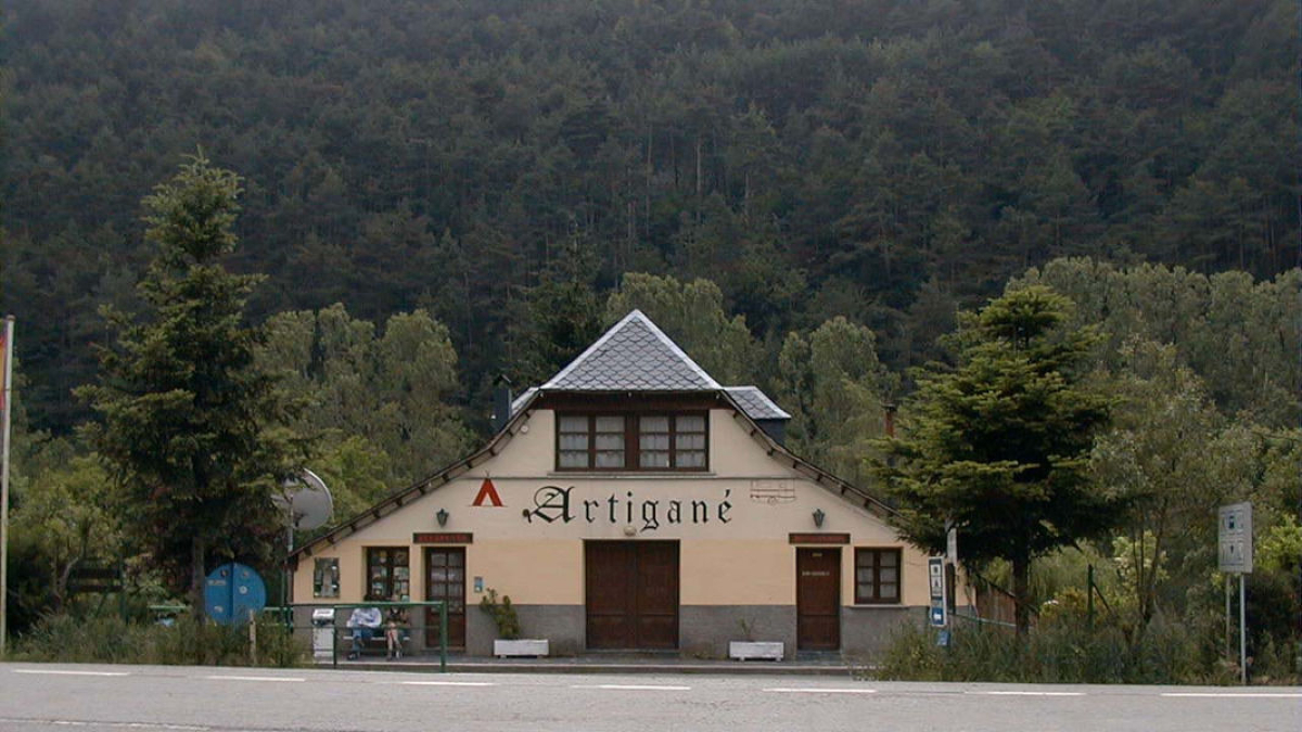 Imagen de archivo del camping Artigané, situado a pie de la N-230 en Arrós. - SEGRE