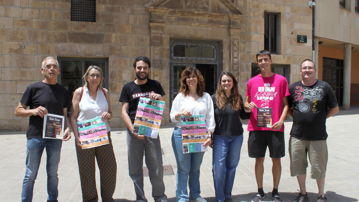 El programa de actividades se presentó ayer en la plaza Major. - AJUNTAMENT DE TÀRREGA
