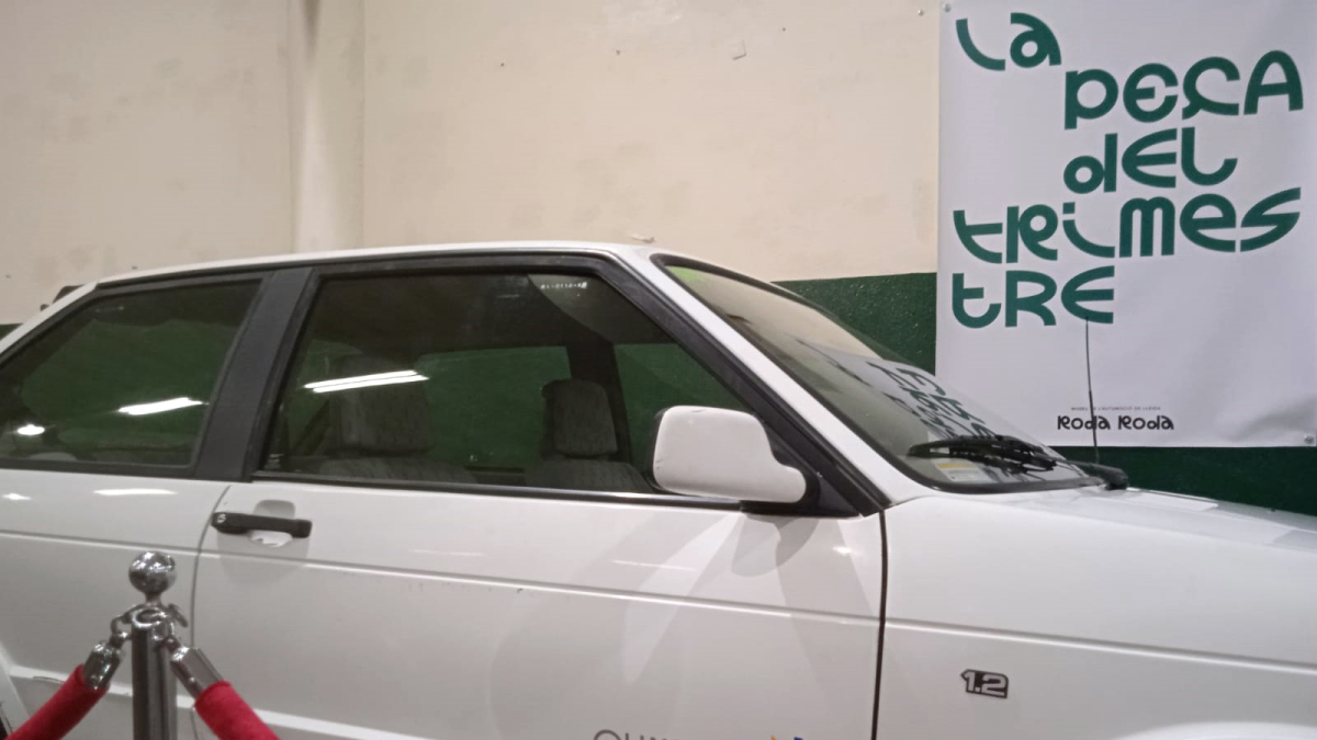 Una imatge del Seat Ibiza olímpic.