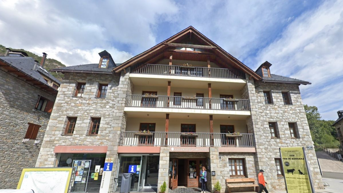 El ayuntamiento de La Vall de Boí.