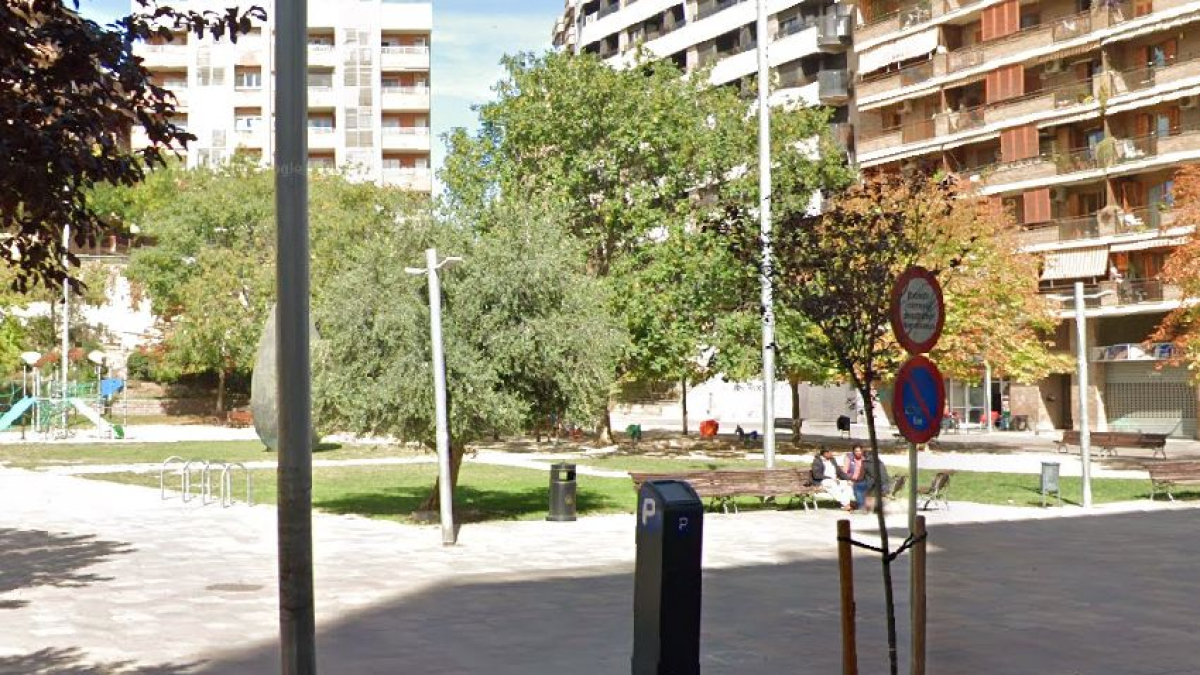 La plaça de l'Escoxador de Lleida.