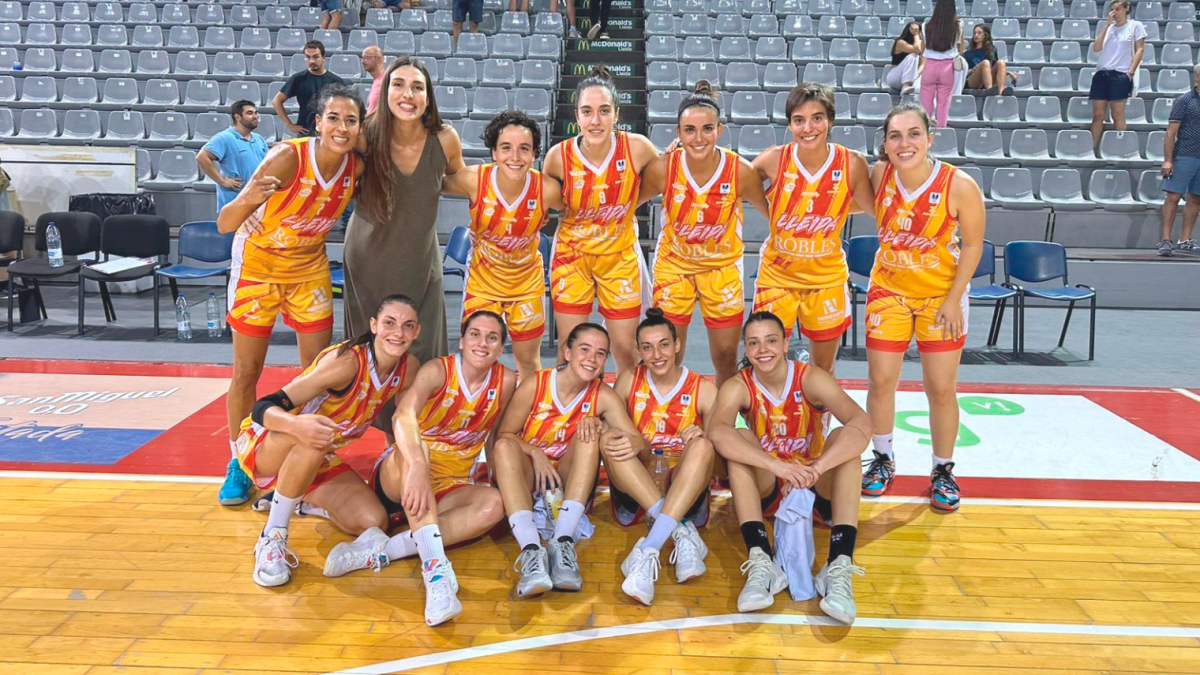 Una imagen de las jugadoras del Robles Força Lleida.