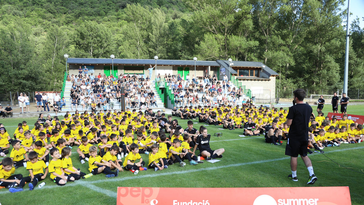 El Pep Summer Camp, que dirigeix Guardiola, inicia a Rialp la quarta edició - EDGAR ALDANA