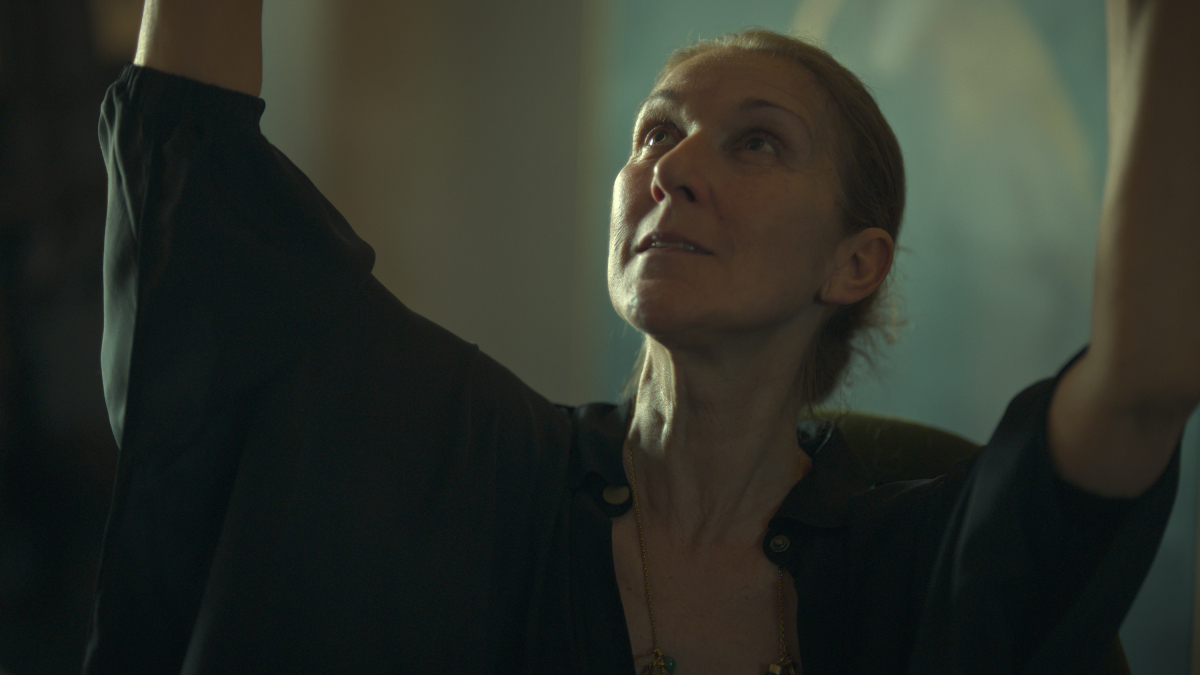 Celine Dion en un fotograma del documental.
