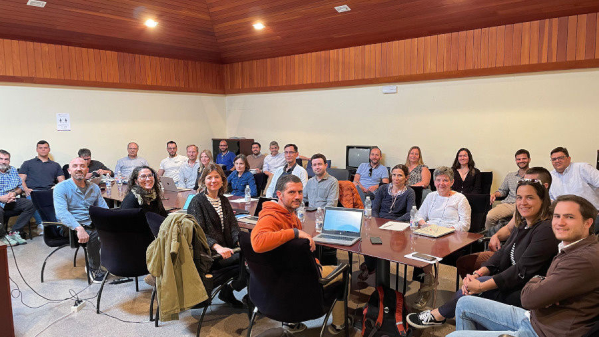 Els participants en la primera trobada a Còrdova. - XARXA DE RAMADERIA DE PRECISIÓ