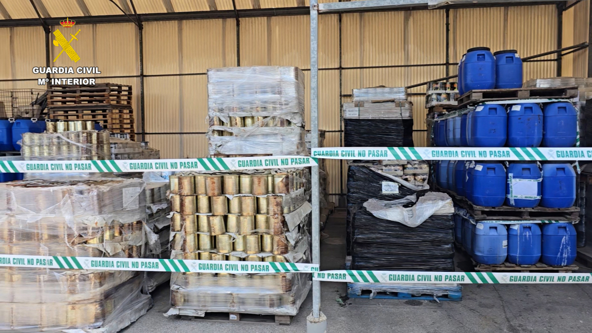 Imagen de los productos inmovilizados que no eran aptos para el consumo humano