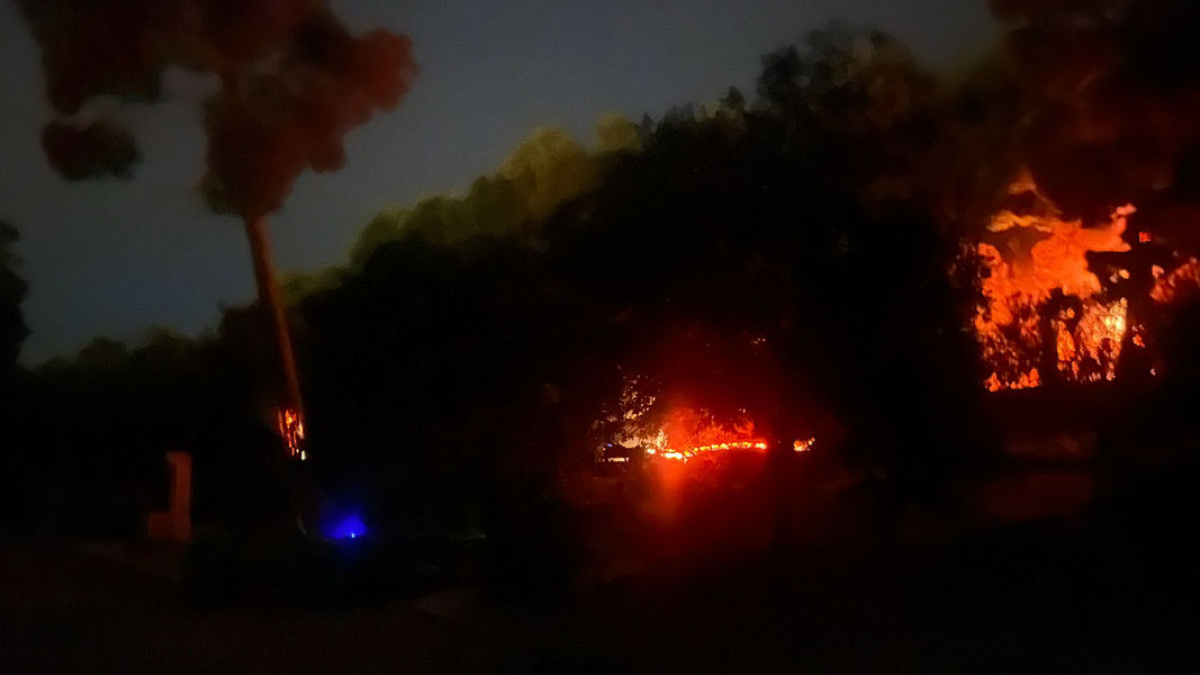 FiraTàrrega simula un incendio para alertar sobre el cambio climático - FIRATÀRREGA