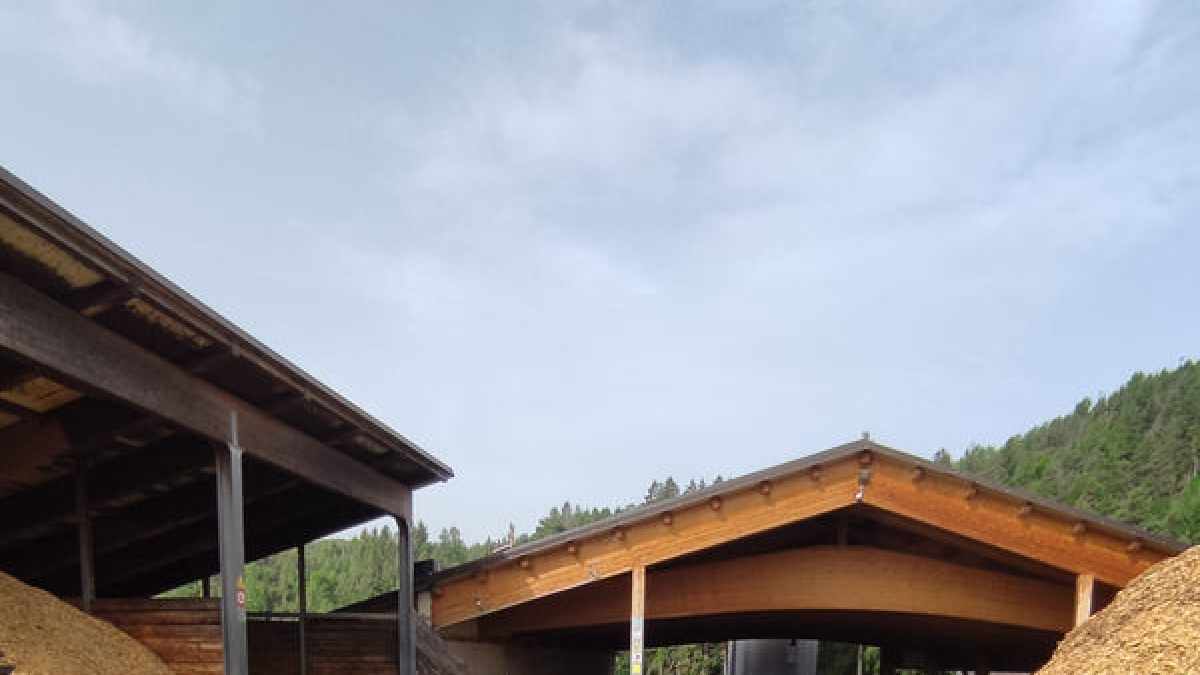 Momento de la visita a las instalaciones de Collalbo, en Renon. - CTFC