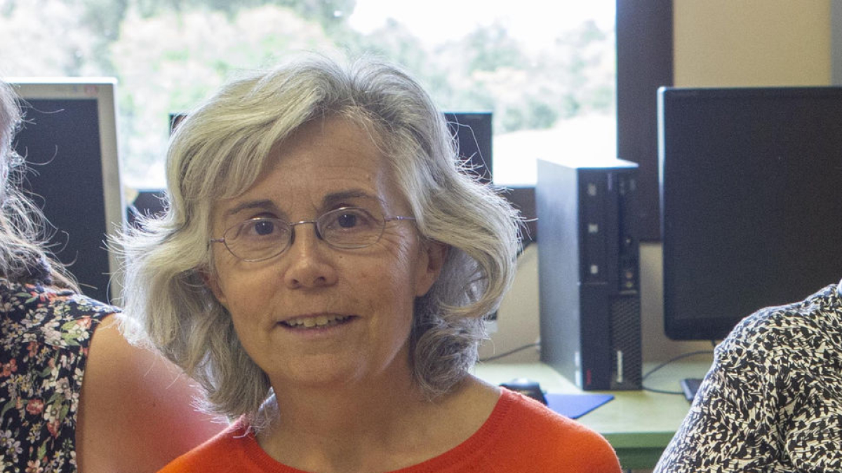 Montse Majà, en 2017, cuando se jubiló como maestra. - X.S.