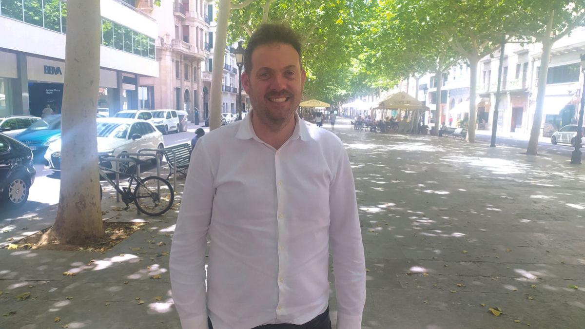 Josep Gené, president del Mollerussa, ahir a Lleida. - JCMC